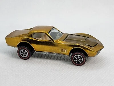 MATTEL HOT WHEELS REDLINE ORO MIEL CORBETA PERSONALIZADA EE. UU. BLANCO INT. ¡DULCE COCHE! Foto 1 de 4