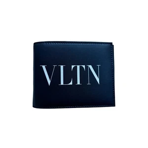 Valentino VLTN Money Clip Bifold Wallet, Black - Picture 1 of 6