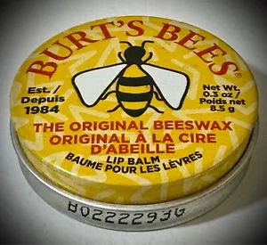 Burt’s Bees - Original Bienenwachs feuchtigkeitsspendender Lippenbalsam Dose 8,5 g-0,3 oz - Hergestellt in den USA - Bild 1 von 8