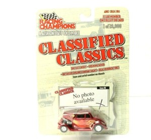 Racing Champions Classified Classics Diecast '33 Willys Coupe Red Car #6