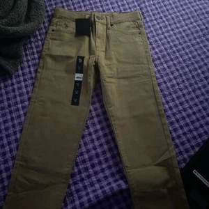 us polo assn Boys Straight Twill Jeans Honey - Picture 1 of 8