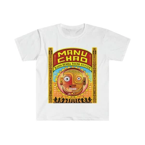 Unisex weiche Baumwolle T-Shirt. Manu Chao - Bild 1 von 15