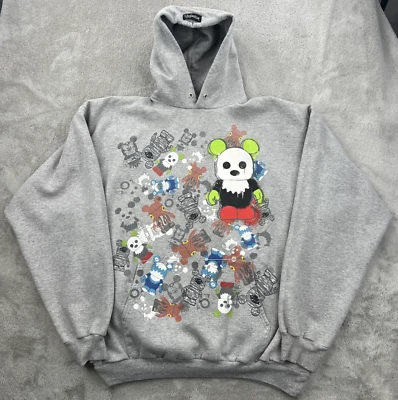 Sudadera con Capucha Disney Para Hombres XL Gris Pullover Vinylmation Hip Hop Graffiti Dibujos Animados Retro Foto 1 de 4
