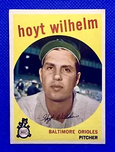 1959 Topps Hoyt Wilhelm #349 EX-MINT. RC125 - Foto 1 di 2