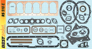 1937-1968 Chrysler Desoto Dodge 6 218-228-237-241-251-265 Full Engine Gasket Set - Picture 1 of 1