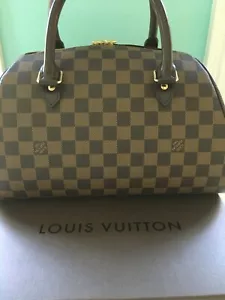 AUTHENTIC LOUIS VUITTON DAMIER RIBER DUSTBAG AND LV BOX GIFT RECIEPT INCLUDED - Picture 1 of 12