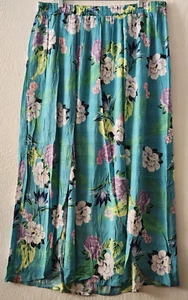 Maxi Falda Swim by Cacique Nadar Playa Cubrir Mujer Talla 18/20 Aberturas Florales - Imagen 1 de 13