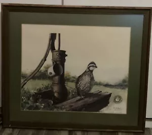 Limitierte Auflage Twra Staatssiegel signiert von Ralph McDonald ""The Bob White Quail - Bild 1 von 8
