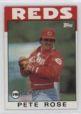 1986 Topps Wax Box Bottom Pete Rose #N
