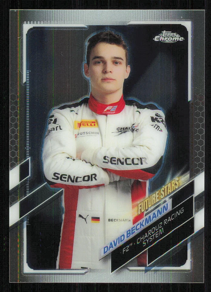 2021 Topps Chrome Formula 1 #70 David Beckmann FS - Image 1 of 2
