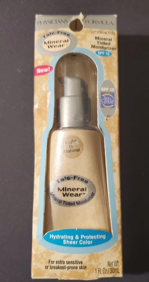 Physicians Formula Mineral Wear Talc Free Tinted Moisturizer 1123 LIGHT -NATURAL - Image 1 of 3