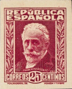 EDIFIL 658s sin dentar España 1932 MNH Personajes Pablo Iglesias 658 - Imagen 1 de 2