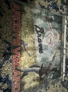 Arodys Vizcaino Auto Autogramm signed 8x10 Foto Atlanta Braves Cubs Mets - Bild 1 von 3