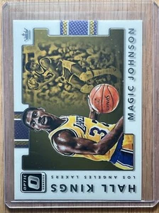 2017-18 Donruss Optic Basketball MAGIC JOHNSON Hall Kings Insert Lakers #7 - Picture 1 of 2