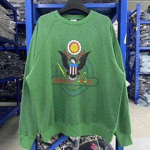 Felpa girocollo maglione oversize verde uomo Saint Michael Libra Goddess MX - Foto 1 di 6