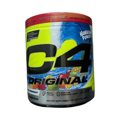 Cellucor C4 Original Pre Workout Powder, 30 Servings - Hawaiian Punch, Exp 05/26 - Image 1 of 2