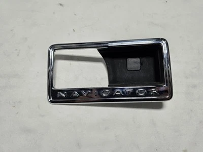 2007 - 2014 Lincoln Navigator Drivers Rear Interior Door Handle Trim (OEM)  - Image 1 of 4