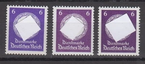 Deutsches Reich, Nr. D 169 a-c, b+c signiert Schlegel - Bild 1 von 2