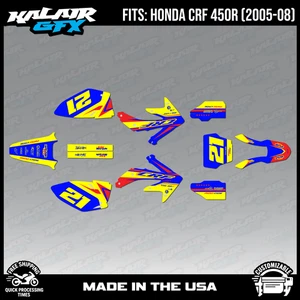 Graphics Kit for HONDA CRF450R (2005-2008) OG Crew - Yellow - Picture 1 of 4