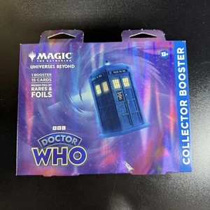 2023 MTG Magic the Gathering Doctor Who Collector Booster Pack Sealed NIB - Picture 1 of 2