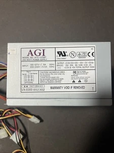 AGI  250 Watt Computer Power Supply  ( ATX - 1125 BT ) - Picture 1 of 3