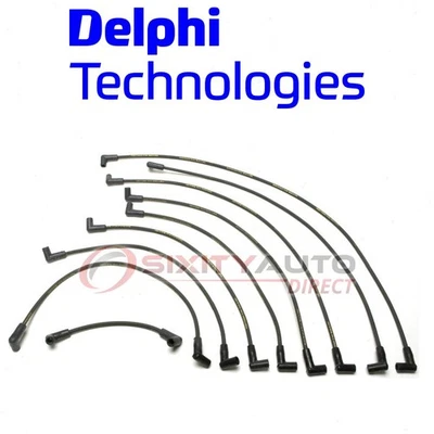 Delphi Spark Plug Wire Set for 1978-1986 Chevrolet K30 5.7L 6.6L V8 Ignition yr Foto 1 de 4