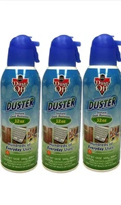 Dust-Off Professional Electronics Compressed Gas Duster, 12 oz, 3 ct - Photo 1/1