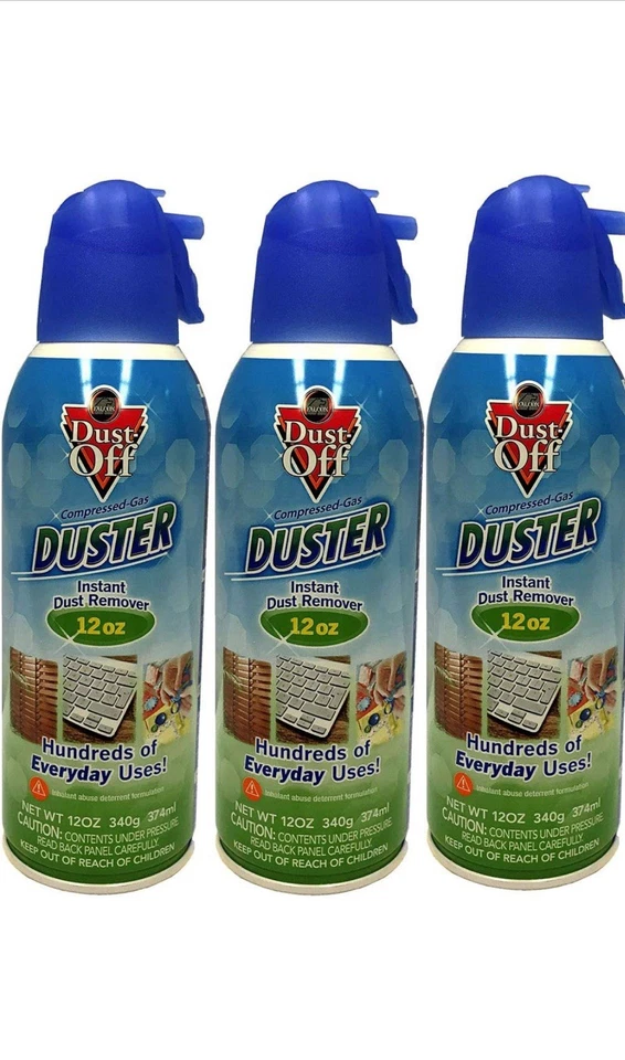 Dust-Off Professional Electronics Compressed Gas Duster, 12 oz, 3 ct - Image 1 of 1