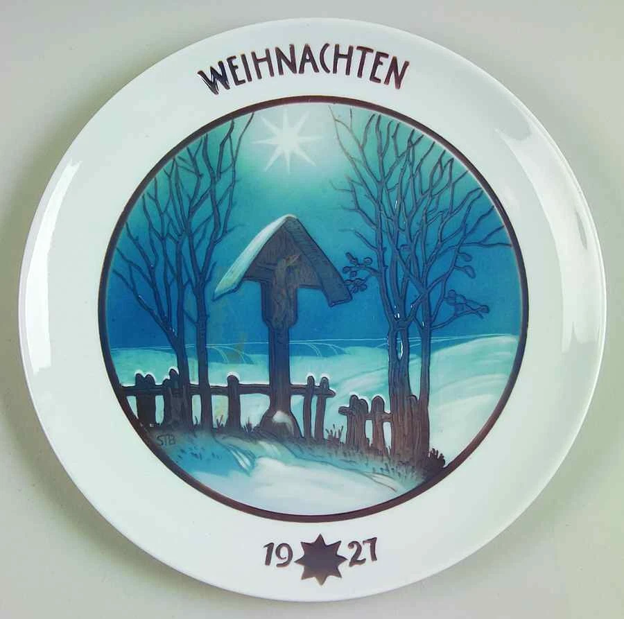 Rosenthal - Continental Christmas Plate Station On The Way - Sin caja 79460 Foto 1 de 1