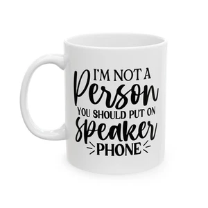 Taza de café Funny Quote 11 oz - Taza de cerámica sarcástica regalo para amigos y oficina - Imagen 1 de 5