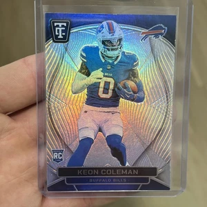 2024 Panini Totally Certified Keon Coleman Silver Mirror RC Rookie #152 Bills - Bild 1 von 2