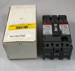 GE SELA36AT0060 INTERRUTTORE LIMITATORE DI CORRENTE 60 A 3P 600V - Foto 1 di 7