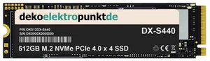 512GB M.2 NVMe Gen4 SSD Festplatte passend für Captiva Power Starter R64-146 - Afbeelding 1 van 3