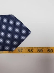 Tommy Hilfiger Men's Tie Necktie Blue Geometric Necktie Silk - Picture 1 of 10