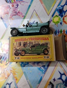 Lesney Model of Yesteryear Rolls-Royce Silver Ghost  Y-15 Boxed Vintage - Picture 1 of 4