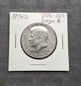 1974 D DDR-001 Kennedy Half Dollar - Doubled Die - Picture 1 of 8