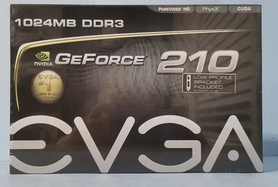 EVGA NVIDIA GeForce 210 1024MB DDR3 01G-P3-1312-LR Video Card NEW Sealed - Image 1 of 3