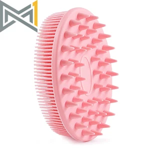 Exfoliating Silicone Body Brush,2 in 1 Bath and Shampoo Brush,Wet and Dry Scalp  - Bild 1 von 16