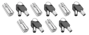 UNIVERSAL VENDING MACHINE LOCKS WITH KEY COVERS-5, keyed alike key code #1452 - Picture 1 of 1