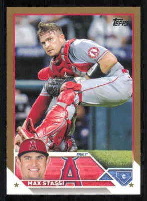 2023 Topps Gold #85 Max Stassi /2023 - Image 1 of 2