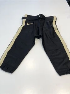Game Worn Used Army Black Knights Football Pants. Black W/Gold Stripe L By Nike - Picture 1 of 4