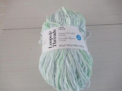 LOOPS AND THREADS. SKINNY CHENILLE. MULTI STRIPE - Image 1 of 2