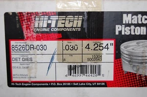 Juego de 8 pistones Hi-Tech 8526DR.030 se adapta a Detroit diésel - Imagen 1 de 2