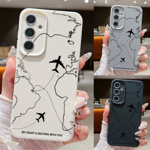 Phone Case For Samsung S25 S24 FE S23 Ultra S22 A16 A15 A55 Plane TPU Soft Cover - Zdjęcie 1 z 15