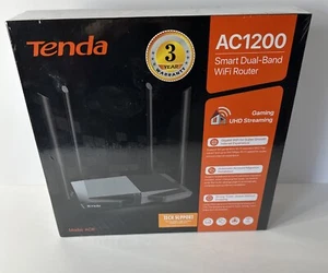 Tenda AC1200 Dual Band WiFi Router, High Speed Wireless Internet Router SEALED!! - Picture 1 of 7