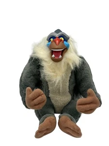 RARE Disney Authentic Lion King Rafiki 8" Tall Vinyl Head Plush Body Figure - Picture 1 of 8