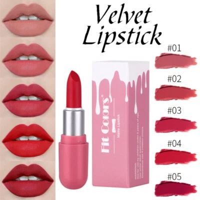 💙Women Long Lasting Velvet Matte Lip Color Waterproof Lipstick Pigment Makeup�* - Image 1 of 4
