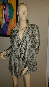 ZOZO  Blouse Blazer  Multi-Colored Size M $188 NWT - Picture 1 of 11