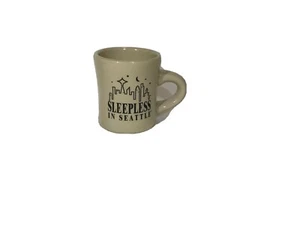 SLEEPLESS IN SEATTLE UNIQUE RARE COLLECTIBLE 1999 Heavy Coffee Shop Type Mug - Picture 1 of 7