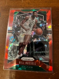 Prizm Red Ice Prizm Bill Russell Boston Celtics 2019/20 - Foto 1 di 1